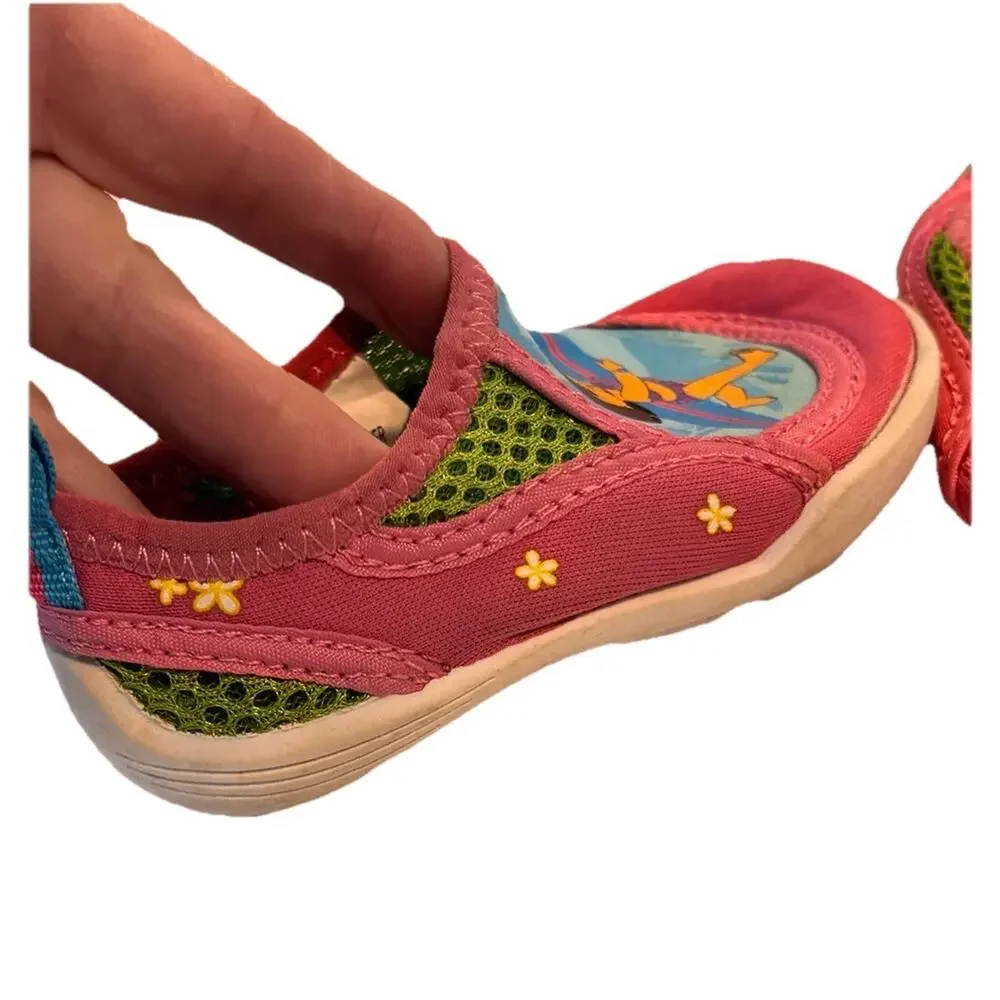 Kids Toddler Girls Small Size 5/6 Swim Water Shoes Pink Dora the Explorer